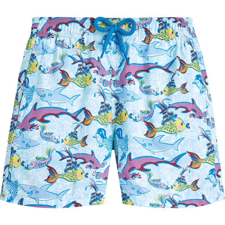 Boys Ultra-light And Packable Swim Shorts French History - Swimming Trunk - Jihin - Blue - Size 14 - Vilebrequin