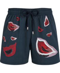 Pantaloncini mare uomo elasticizzati Passion - Vilebrequin x Deux Femmes Noires Goa vista frontale