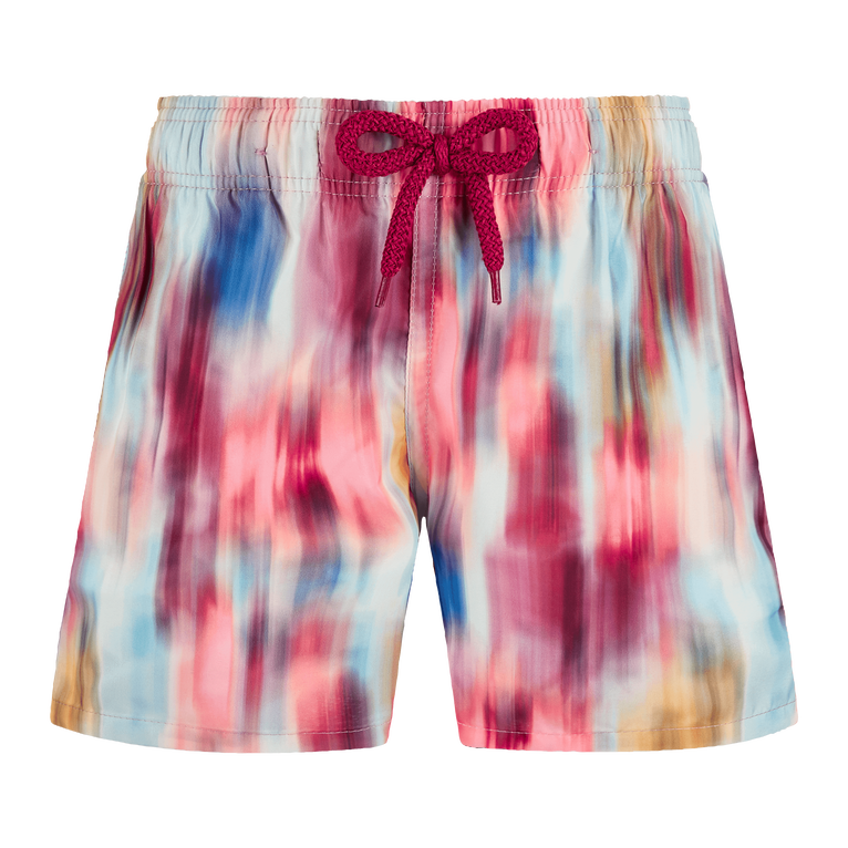 Boys Swim Shorts Ultra-light And Packable Ikat Flowers - Jihin - Multi