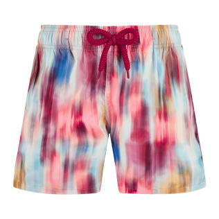 Boys Swim Shorts Ultra-light and Packable Ikat Flowers Multicolor front view
