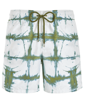 Pantaloncini mare uomo Tie & Dye Emerald vista frontale