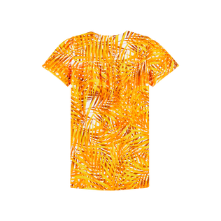 女童 Palm Leaves 毛圈布棉质连衣裙 Mango 后视图