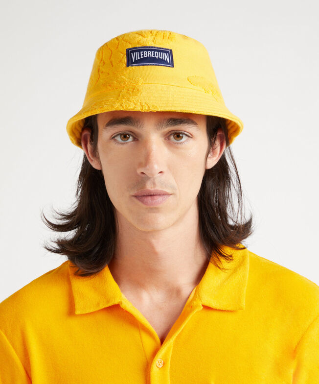 Terry Bucket Hat Turtle Jacquard
