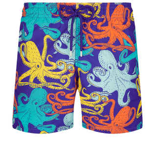 男士 Octopussy 游泳短裤 Purple blue 正面图