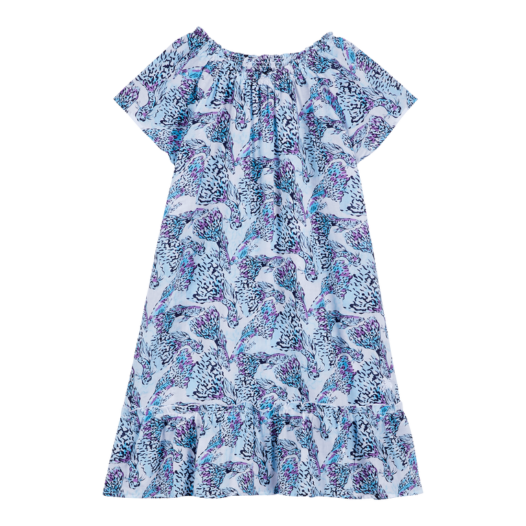 Girls Cotton Voile Dress Isadora Fish - Dress - Gizelle - White - Size 14 - Vilebrequin