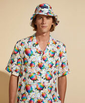 Men Bucket Hat Tortues Rainbow Multicolor - Vilebrequin x Kenny Scharf, Vilebrequin Website