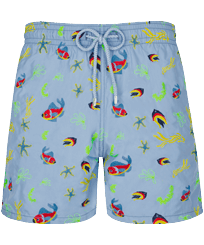 Bañador con bordado Naive Fish para hombre - Edición limitada Divine vista frontal