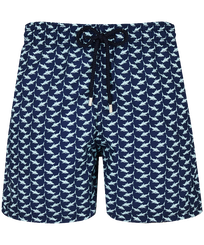 Pantaloncini mare uomo Net Sharks Blu marine vista frontale