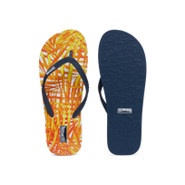 女士 Palm Leaves 沙滩人字拖 Mango 正面图