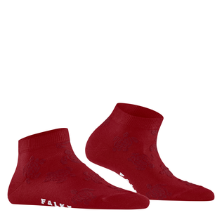 Women Sneaker Socks Ronde des Tortues - Vilebrequin x Falke Red details view 1