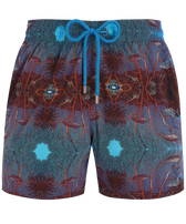 Men Stretch Swimwear Red Gorgonians - Vilebrequin x 1Ocean Multicolor front view