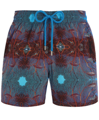 男士 Red Gorgonians 弹力泳裤 - Vilebrequin x 1Ocean Multicolor 正面图