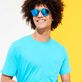 Lunettes de Soleil Flottantes azures unies Azurin vue de détail 2