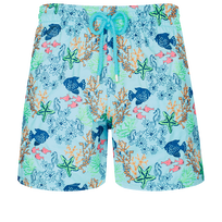 Men Swim Trunks Embroidered Fond Marins - Limited Edition Thalassa front view