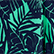 Women Wide-leg Viscose Pants Flowers Paradise Green paradise 
