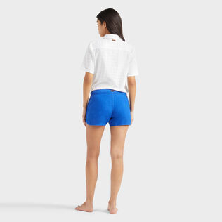 Women Short Linen Shorts Marrakech back worn view