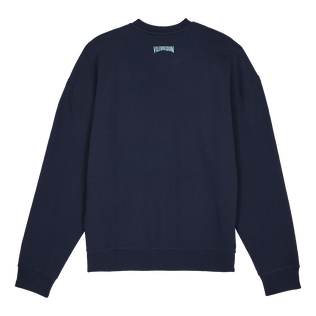 Piranhas Sweatshirt aus Bio-Baumwolle für Herren Marineblau Rückansicht