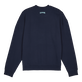 Sweatshirt coton organique homme Piranhas Bleu marine vue de dos