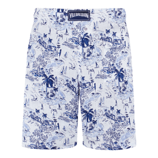 Shorts de lino para hombre deals