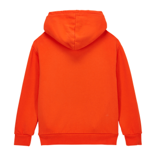 Boys Embroidered Sweatshirt Tortue Tomato back view