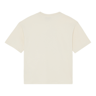 Boys Oversize T-shirt Printed Tropical Turtle Off white 后视图