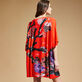 Vestido largo de viscosa con estampado Spring Flower para mujer - Vilebrequin x Patrizia Gucci Amapola vista trasera desgastada