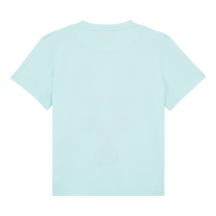 T-shirt bambino in cotone biologico con stampa Lobster floccata Thalassa vista posteriore