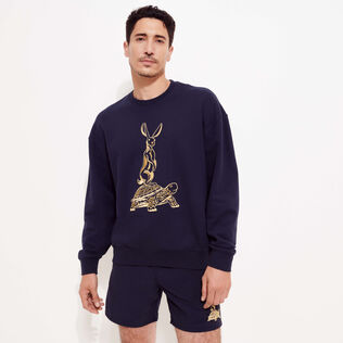 ajuste Escupir carro Sudadera de algodón con estampado The year of the Rabbit para hombre |  Vilebrequin