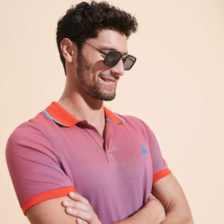 White Tulipwood Women and Men Sunglasses - VBQ x Shelter Black front worn view