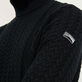 男士纯色海龟领毛衣 Navy 细节视图1