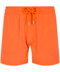 男款 Stretch classic 纯色 - 男士 Micro Ronde des Tortues 弹力泳裤, Guava 正面图