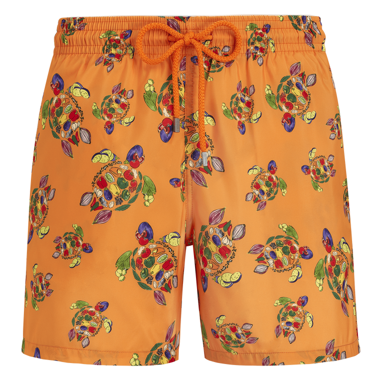 Men Swim Shorts Ultra-light And Packable Rataturtles - Swimming Trunk - Moohina - Orange - Size 5XL - Vilebrequin