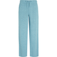 Unisex Linen Jersey Pants Solid Heather azure 正面图