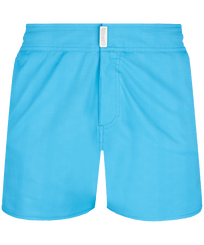 Men Short Flat Belt Stretch Swimwear Prince de Galles Star anise front view