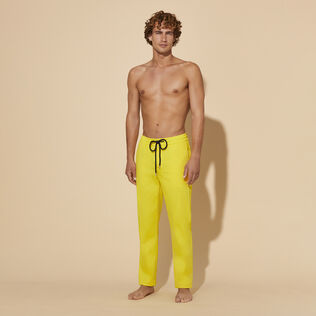 Men Cotton Modal Jogger Pants Sun front worn view