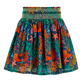 Jupe fille Fonds Marins Multicolores Bleu marine vue de face