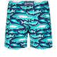 男士 Requins 3D 游泳短裤 Navy 后视图