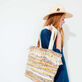 Women Natural straw hat solid Sand details view 2