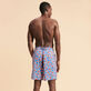 Men Long Swimwear Ultra-light and Packable Crabs & Shrimps Earthenware back worn view