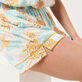 Women Playsuit Iridescent Flowers of Joy- Vilebrequin x Poupette St Barth Terracotta details view 3