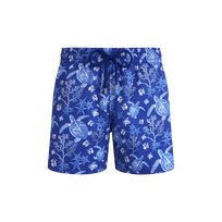 Bañador corto elástico con estampado X-Ray Turtles para hombre Marrakech vista frontal
