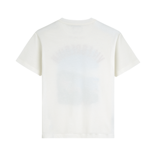 T-shirt uomo in cotone St Barth Off white vista posteriore