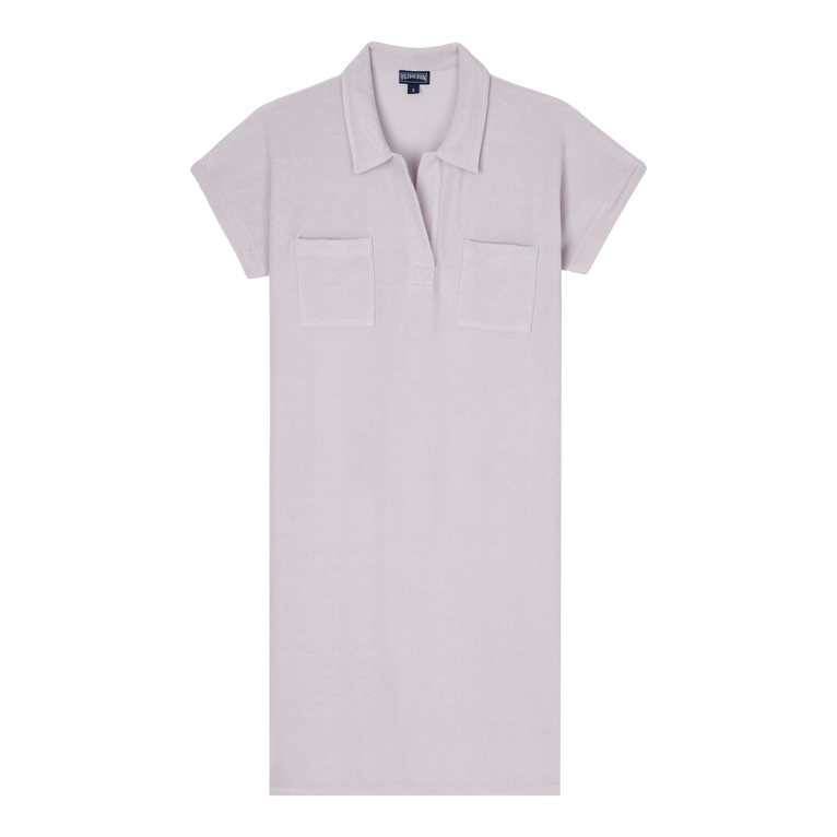 Solid Polokleid Aus Frottee Für Damen - Louve - Violett - Größe S - Vilebrequin