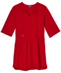 Women Short Dress Plumetis Moulin rouge front view