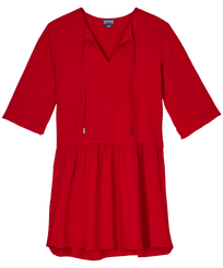 Vestido corto con estampado Plumetis para mujer Moulin rouge vista frontal