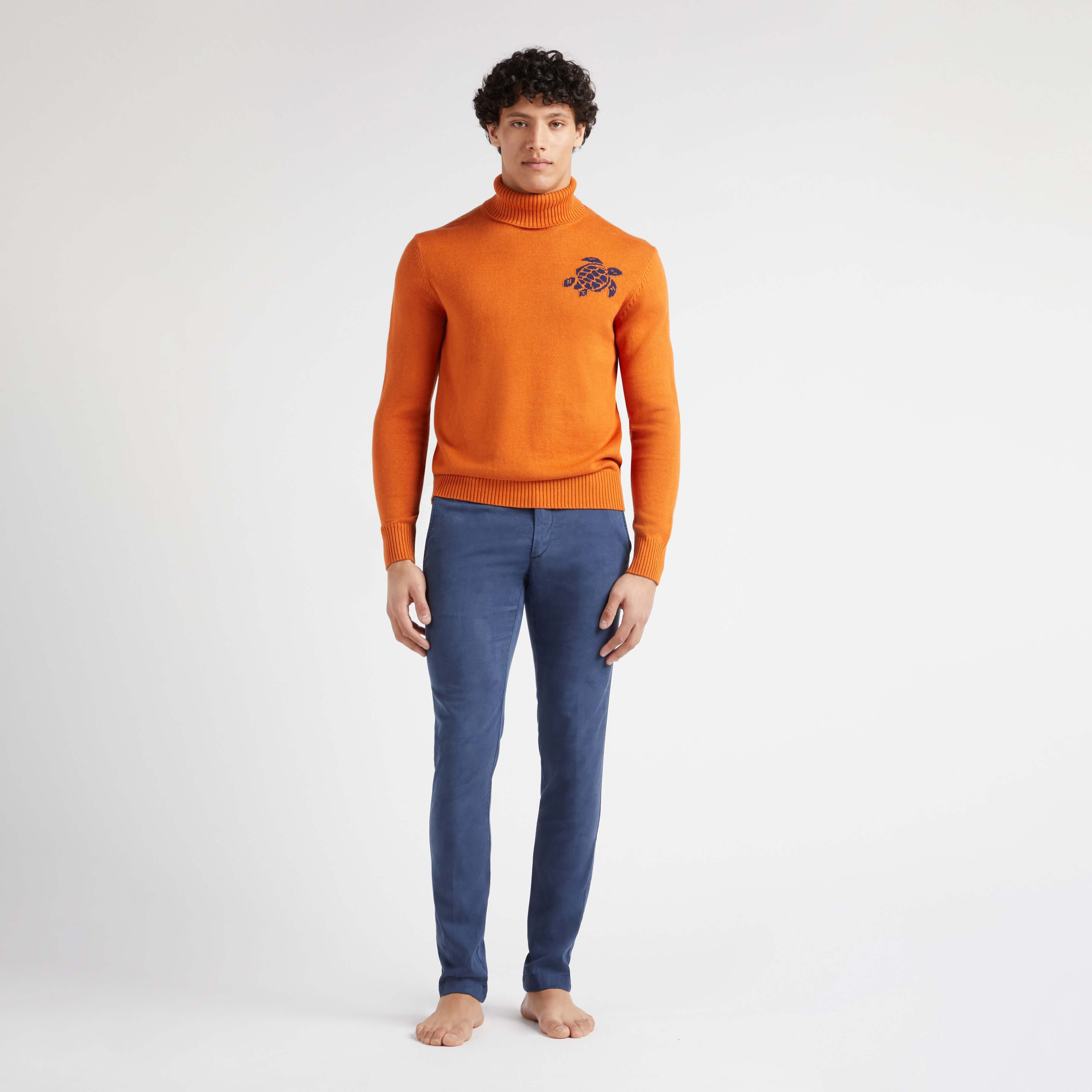 Men Cotton Cashmere Turtleneck Turtle Vilebrequin