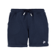 Bermudas en algodón orgánico de color liso para niño Azul marino vista frontal