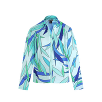 Women Zipped UV-Protection Long Sleeves Rashguard Madrague Thalassa front view