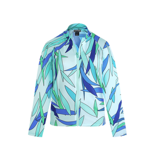 Women Zipped UV-Protection Long Sleeves Rashguard Madrague Thalassa front view