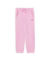 Joggers de algodón orgánico con estampado Turtle Heart Tahiti para niña Petunia vista frontal